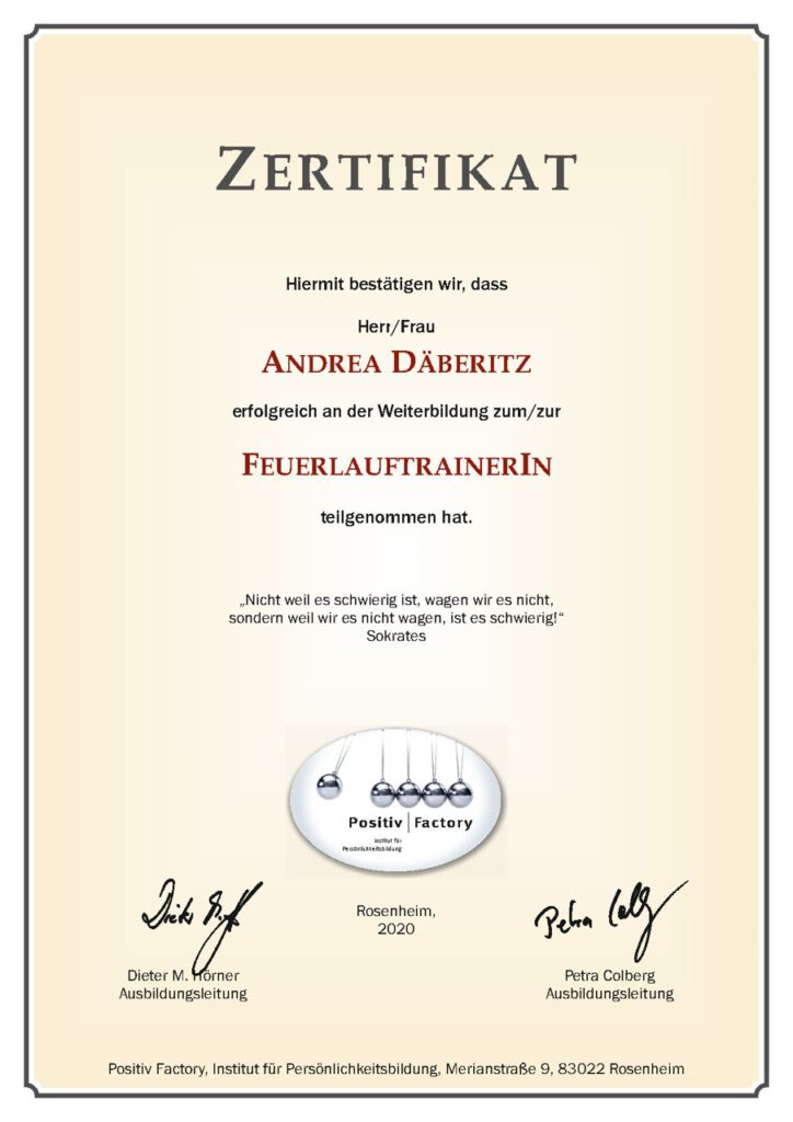 Über mich - Andrea Däberitz