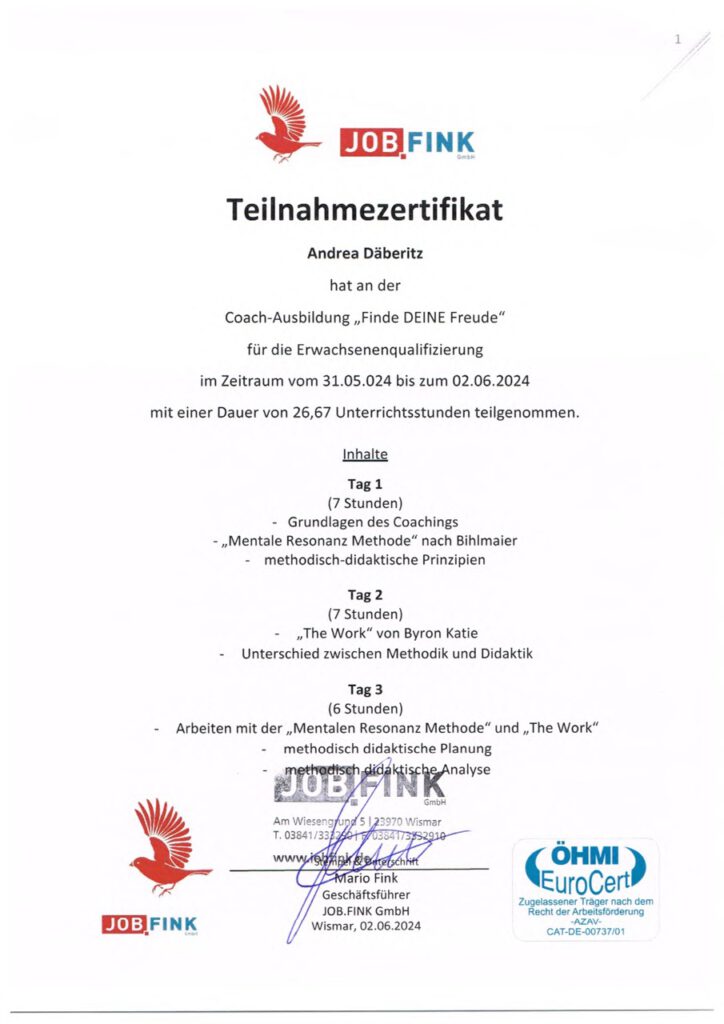 Über mich - Andrea Däberitz